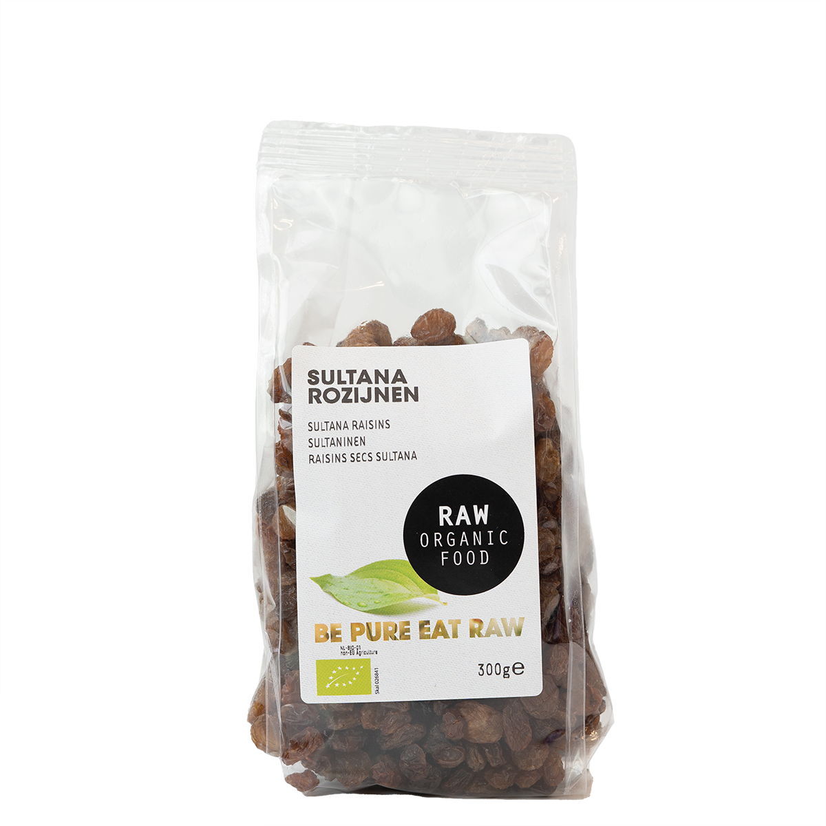 Rozijnen Sultana Raw Bio 300 Gr Van Raw Organic Food Kopen