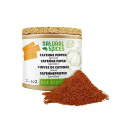 Natural Spices Cayenne Peper Gemalen (60 gram)