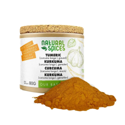 Natural Spices Kurkuma Gemalen (80 gram)