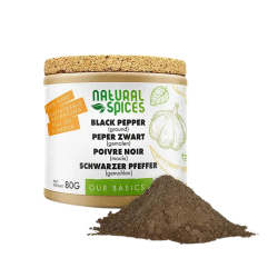 Natural Spices Zwarte Peper Gemalen (80 gram)