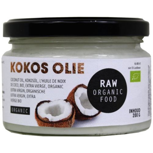 Kokosolie Extra Virgin Raw van Raw Organic Food kopen | DeNotenshop.be