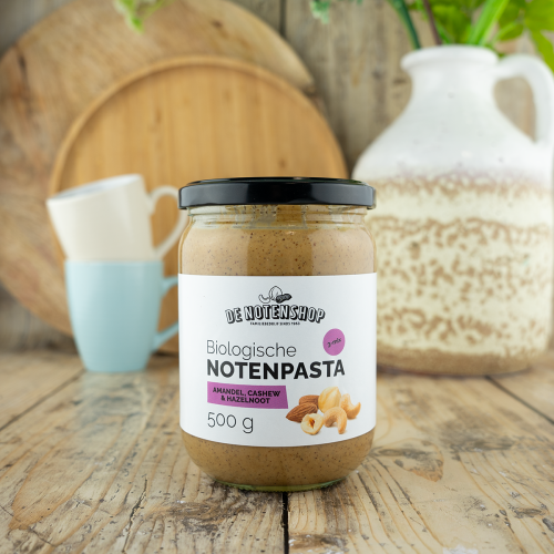 Gemengde notenpasta vers (bio) 500 gram