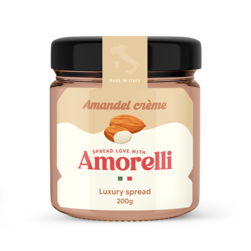 Amorelli hazelnoot spread 200 gram