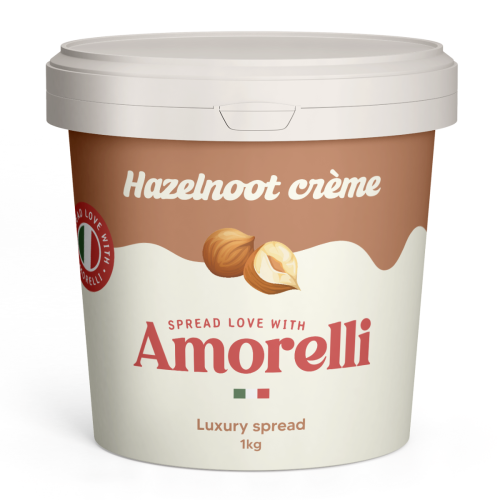 Amorelli Hazelnoot Spread 1kg